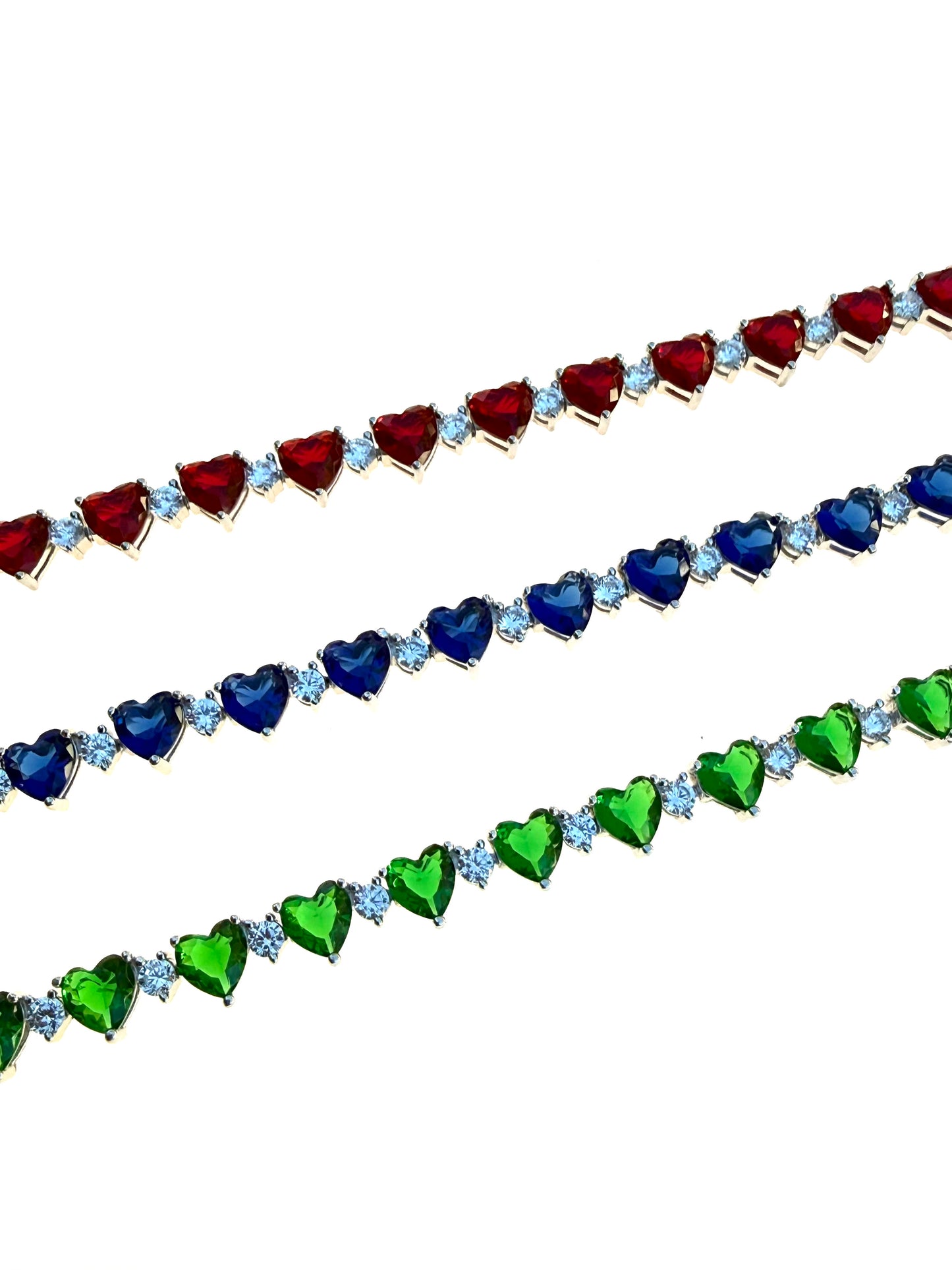 ZC Tennis Heart Bracelet