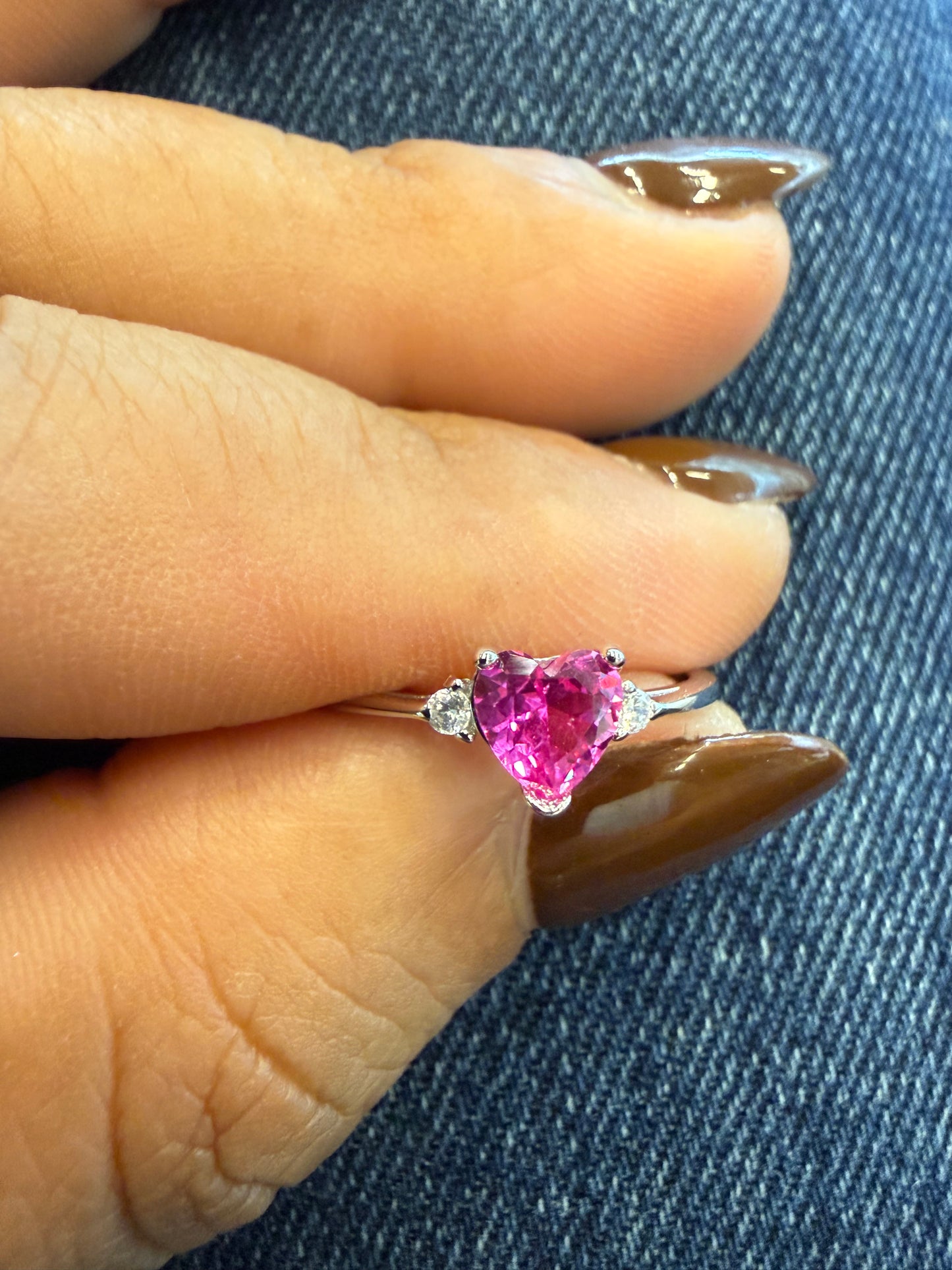 Ruby Heart Ring