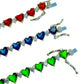 ZC Tennis Heart Bracelet