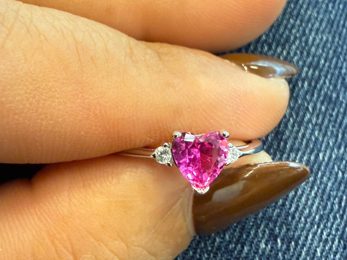 Ruby Heart Ring