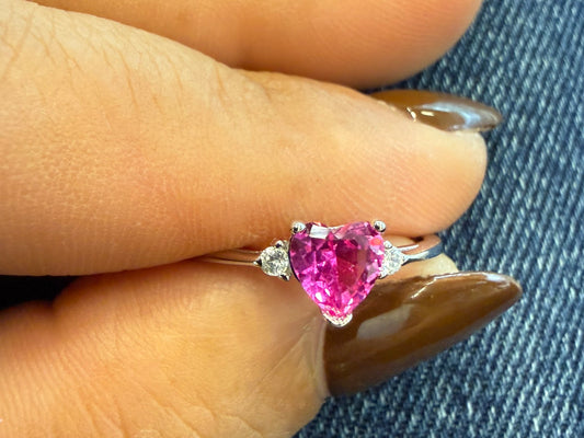 Ruby Heart Ring