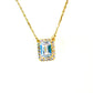 Emerald Cut Necklace