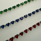 ZC Tennis Heart Bracelet