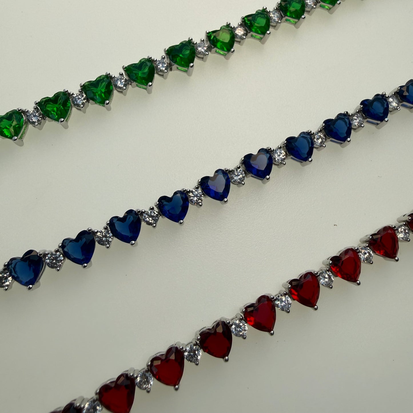 ZC Tennis Heart Bracelet